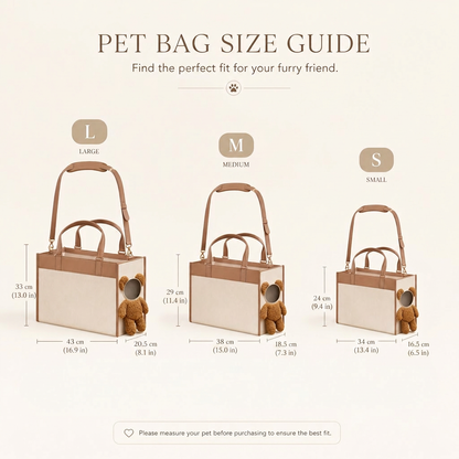 Teddy Bear Pet Tote